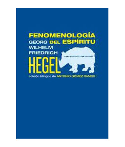 Fenomenología del Espíritu Edición Bilingue